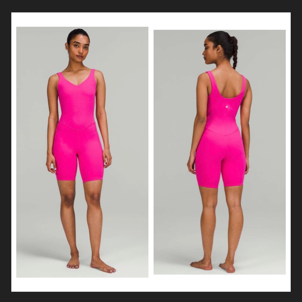 Lululemon Align Onesie 8" - Sonic Pink Romper